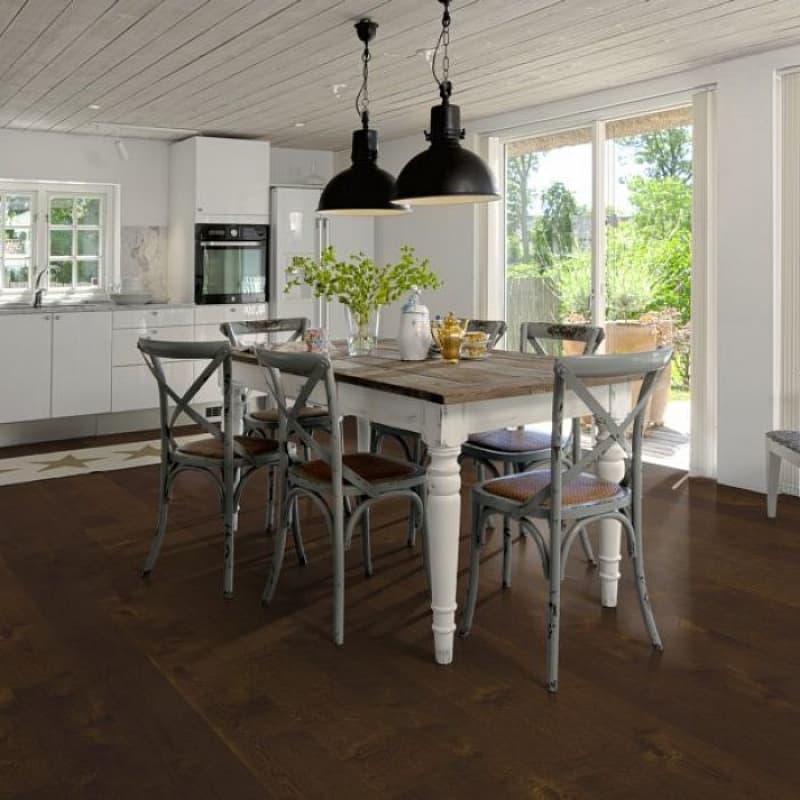 Паркетная доска KARELIA Дуб STORY CUBA LIBRE 188 BROWN MATT 1S