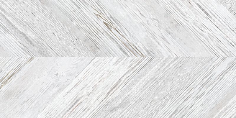 Пробковый пол Chevron White