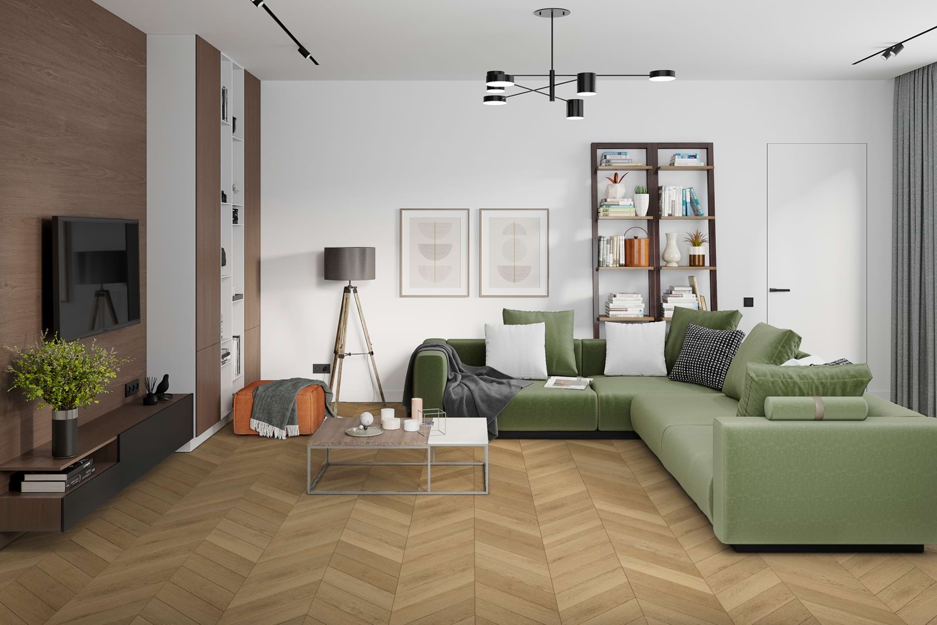 SPC Ламинат DAMY FLOOR Chevron Сен-Клу