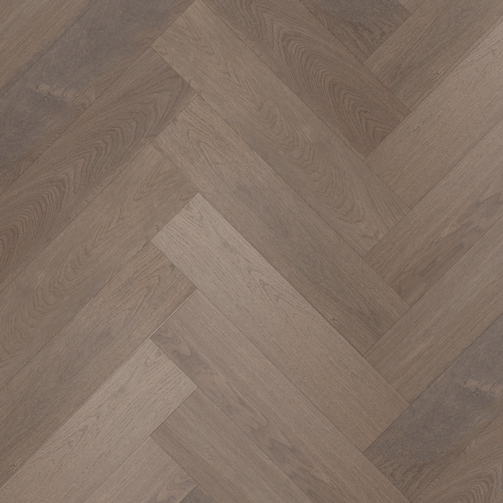 Паркет Елка Английская Royal Parket 490х125х13мм Дуб Натур Винчи лак