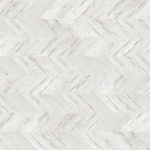 Пробковый пол Chevron White