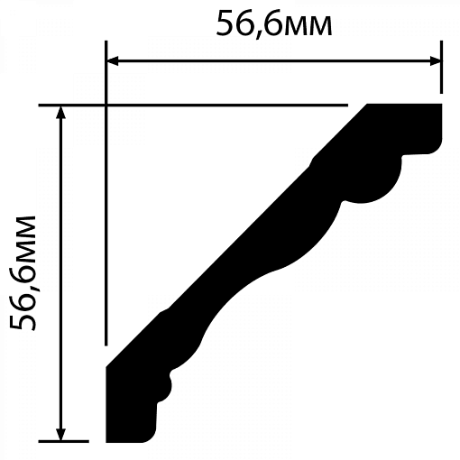 Карниз HIWOOD A1080