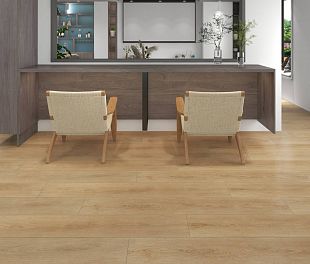 Кварцвинил ПВХ Покрытие Calitex Elementals Parhan Plank Click ES1001 1220x182x4 (2,442 м2)