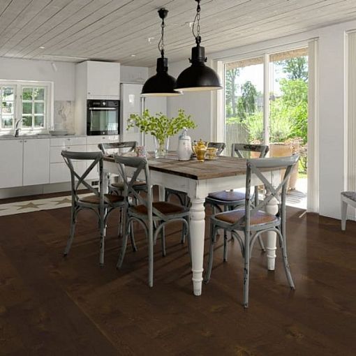 Паркетная доска KARELIA Дуб STORY CUBA LIBRE 188 BROWN MATT 1S