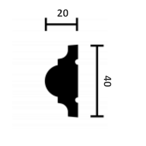 Молдинг NMC WL1 WALLSTYL