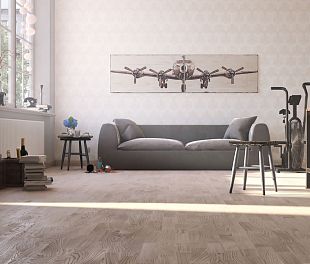 Паркетная доска PolarWood ДУБ ТУНДРА БЕЛАЯ МАТОВЫЙ ЛАК 14x188x2266 3П (3,41 м2)