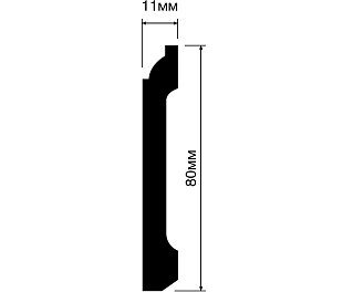 Плинтус HIWOOD B80C