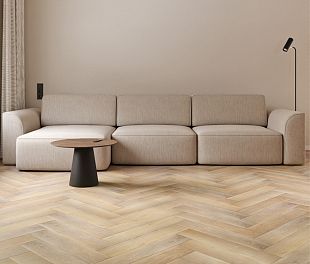 Кварцвинил 1502 Оранжевый цветок