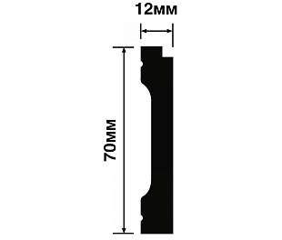 Плинтус HIWOOD B70V3