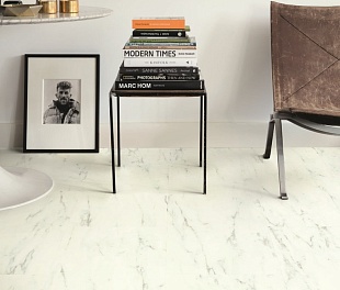 Quick-Step Alpha Alpha Vinyl Oro Base Мрамор каррарский белый AVSTT 40136