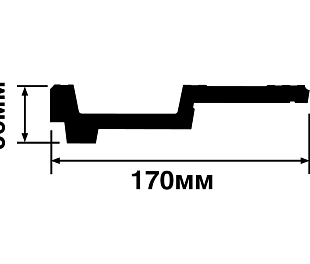 Карниз HIWOOD A170V1