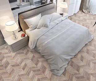 Замковый пробковый пол Corkstyle Chevron Chevron Brown