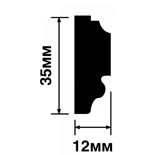Молдинг HIWOOD D35V1