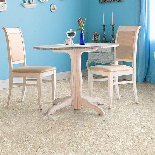 Пробковый пол Madeira White