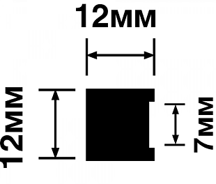 Молдинг HIWOOD MD12V1