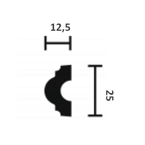 Молдинг NMC WL7 WALLSTYL