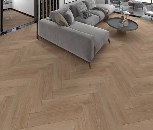 Кварцвинил ПВХ Покрытие Calitex Elementals Carlton Herringbone Click XES103 600x150x4 (1,800 м2)