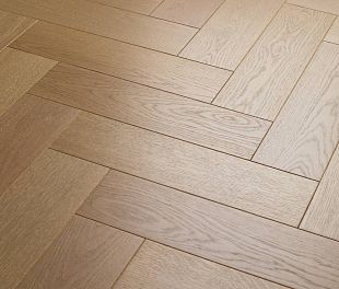 Паркет Елка Английская Royal Parket 400х110х13мм Дуб Натур Фаро лак