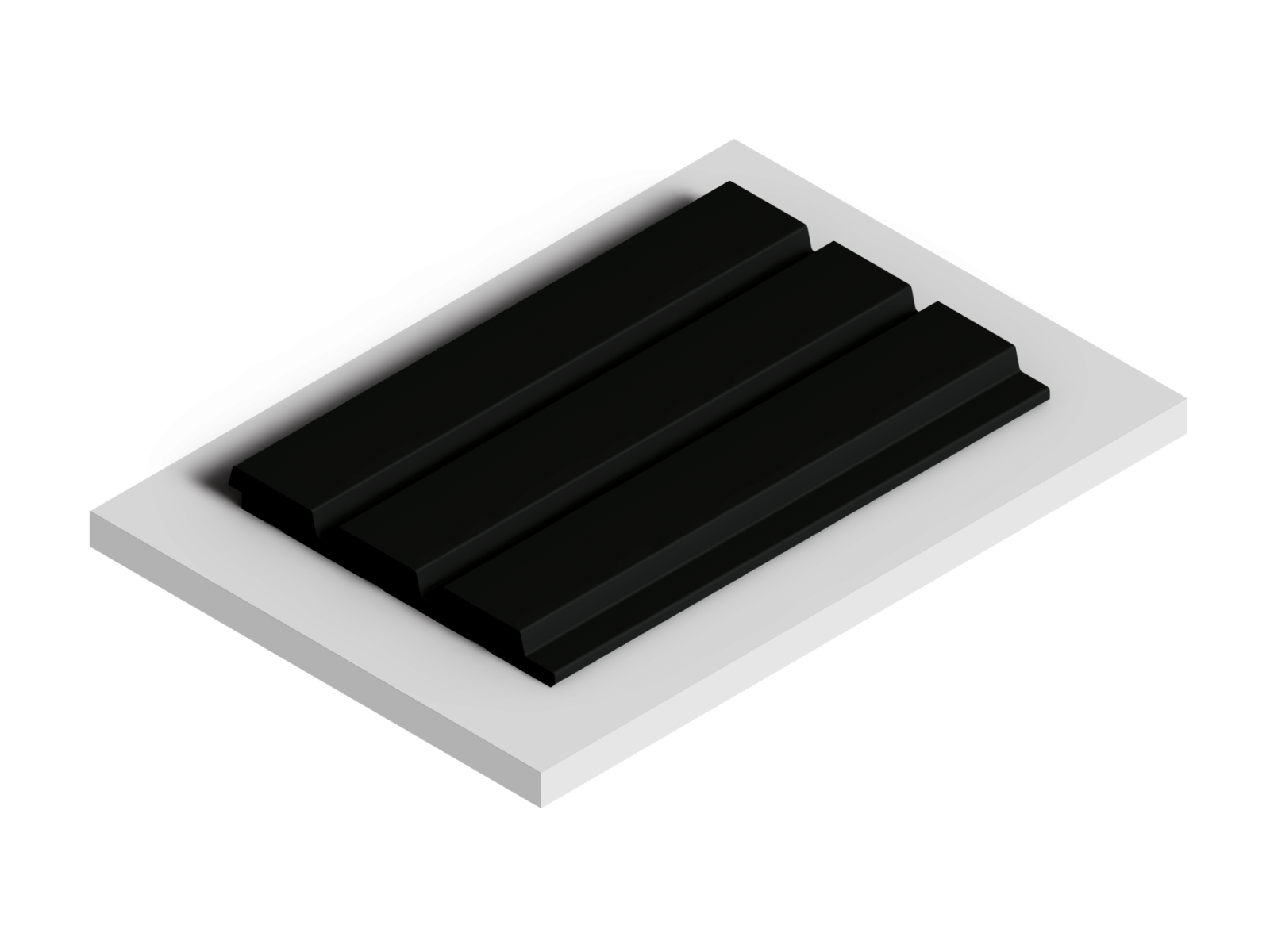 Декоративная панель HIWOOD LV124 BK