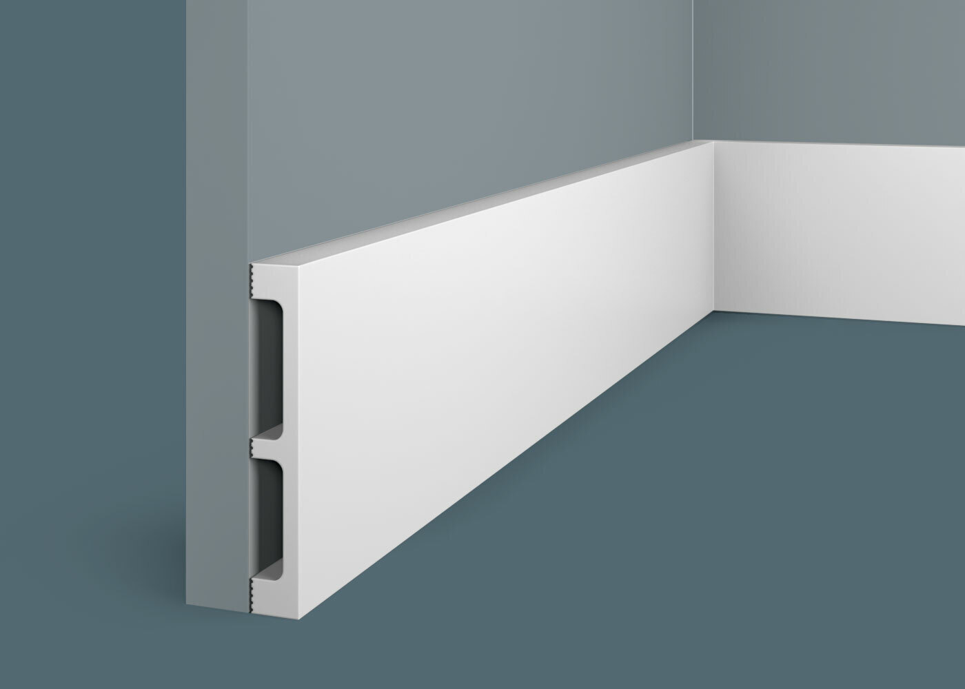 Плинтус PX049, 99х15, 2000мм, Экополимер/20