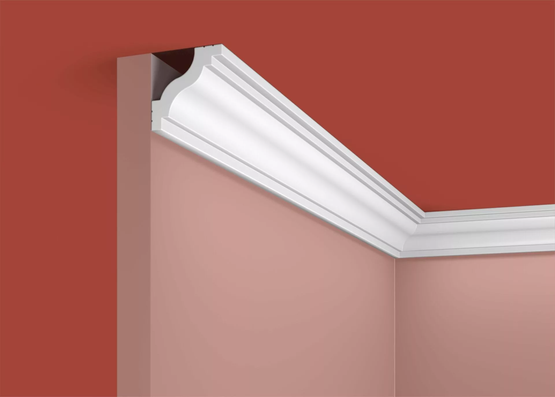 Карниз KX034, 40х41, 2000мм, Экополимер/15