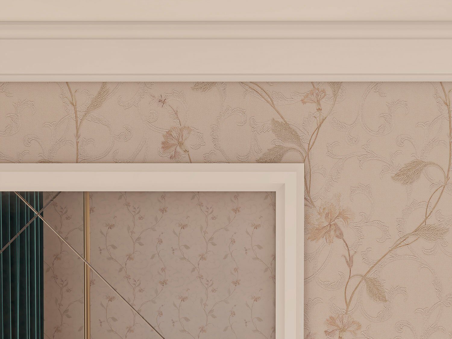 Карниз KX014, 69х69, 2000мм, Экополимер/8