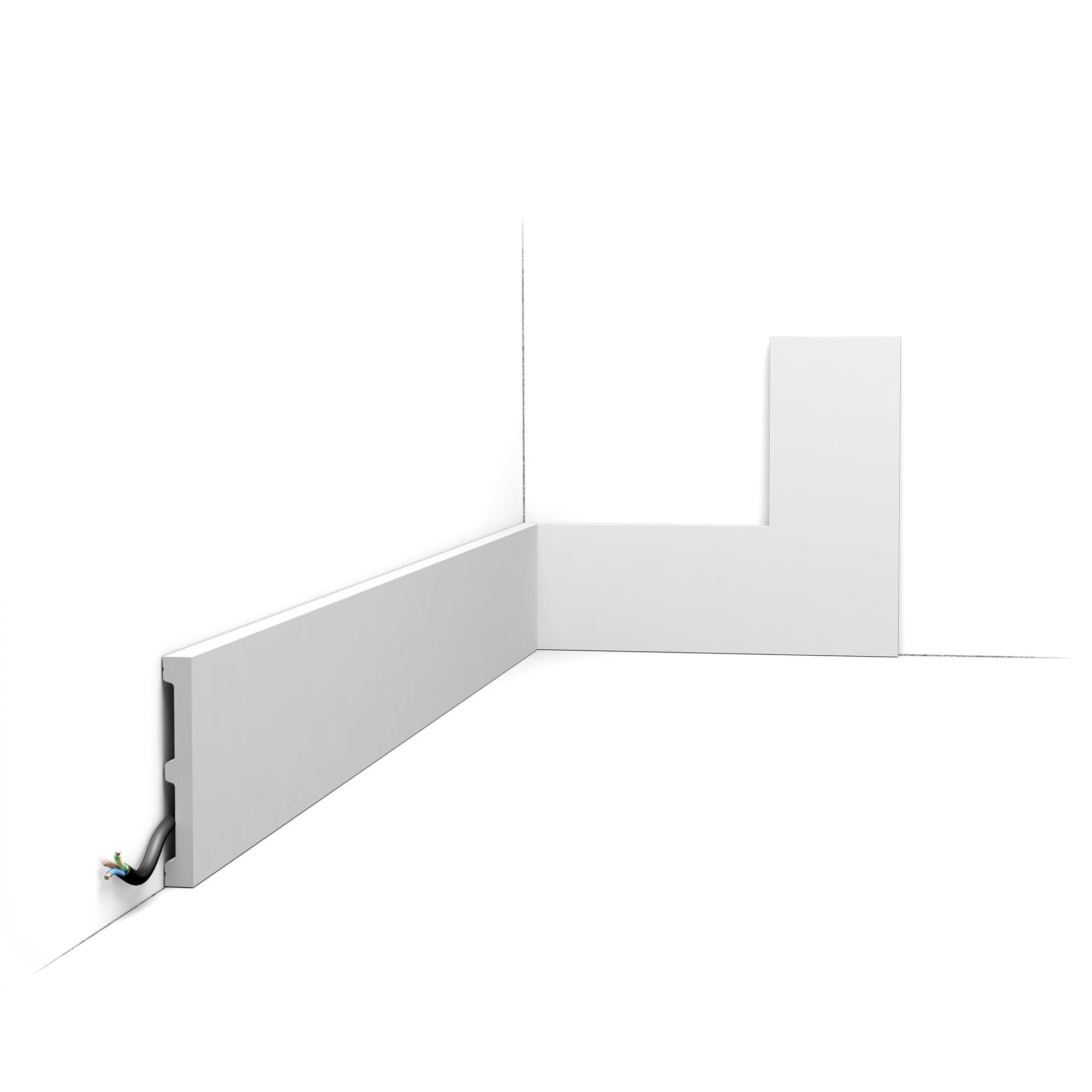 Плинтус SX163 SQUARE