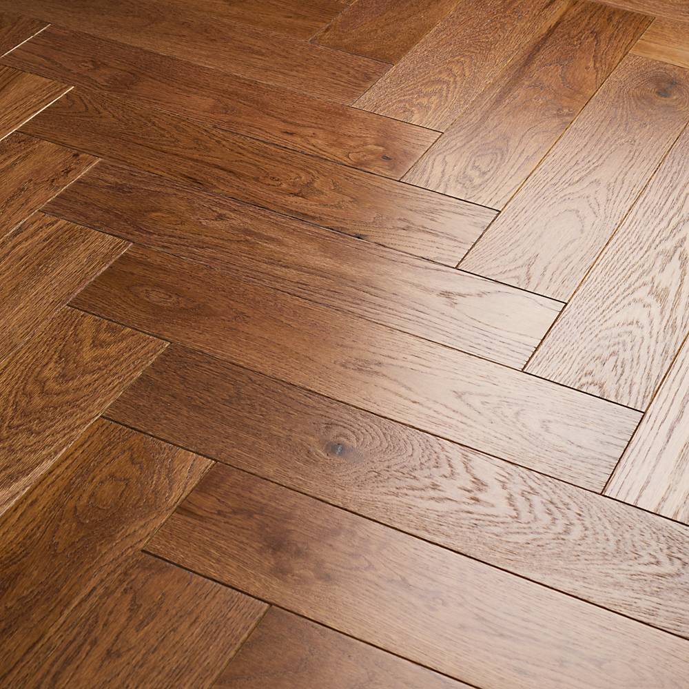 Паркет Елка Английская Lab Arte Angle Дуб Рустик Табак лак 500*90*15/3