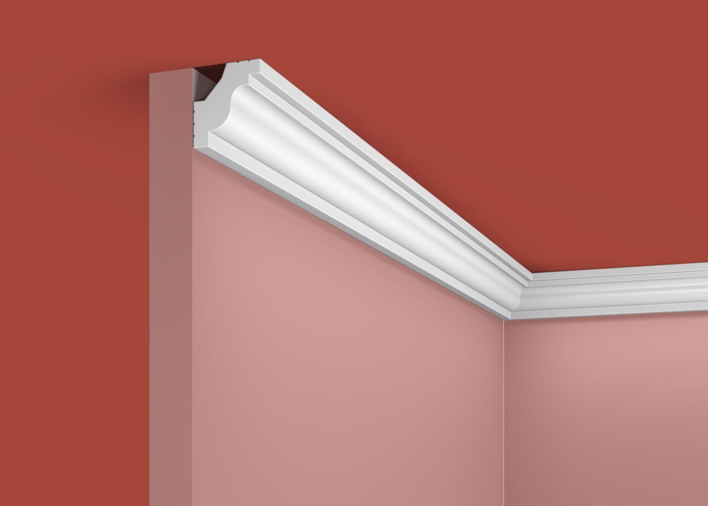 Карниз KX047, 33х30, 2000мм, Экополимер/15