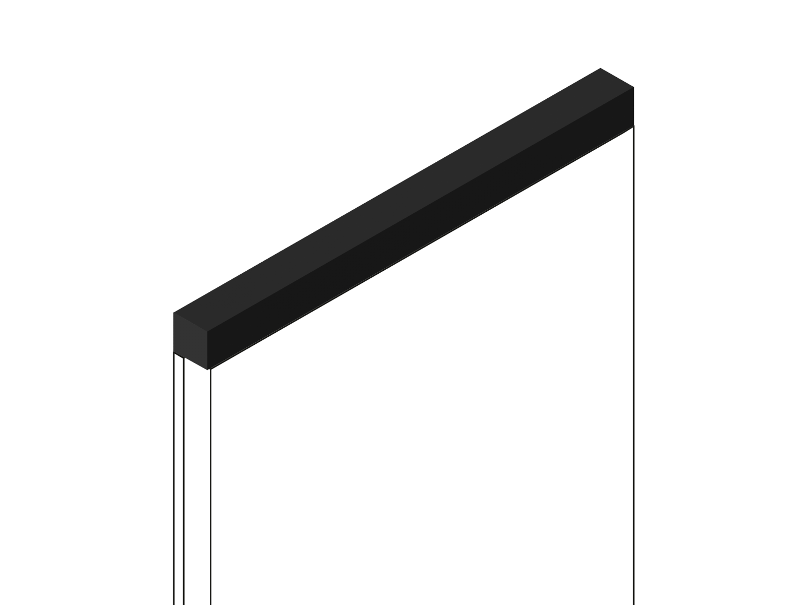 Профиль HIWOOD D12V1 BK Профиль HIWOOD D12V1 BK