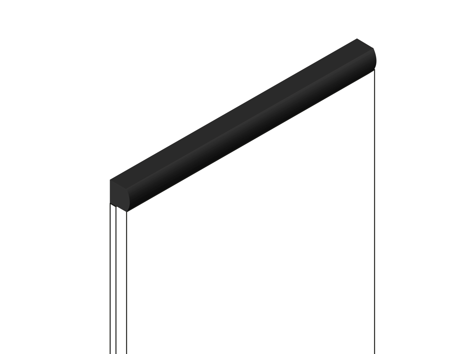 Профиль HIWOOD D15V2 BK