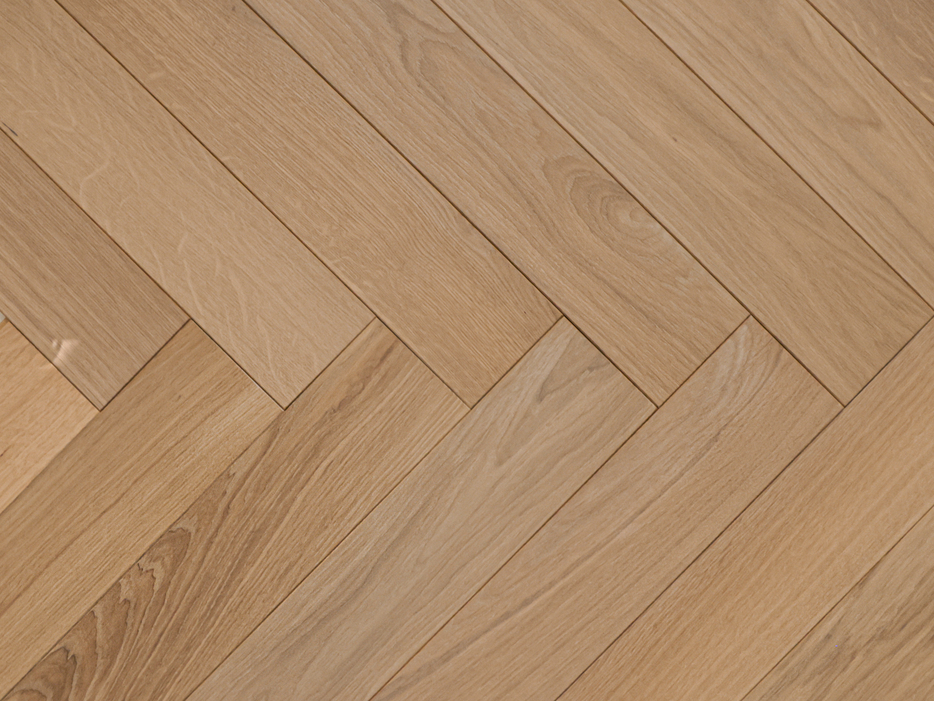 Инженерная доска AlixFloor, Английская ёлка, Дуб кремовый матовый