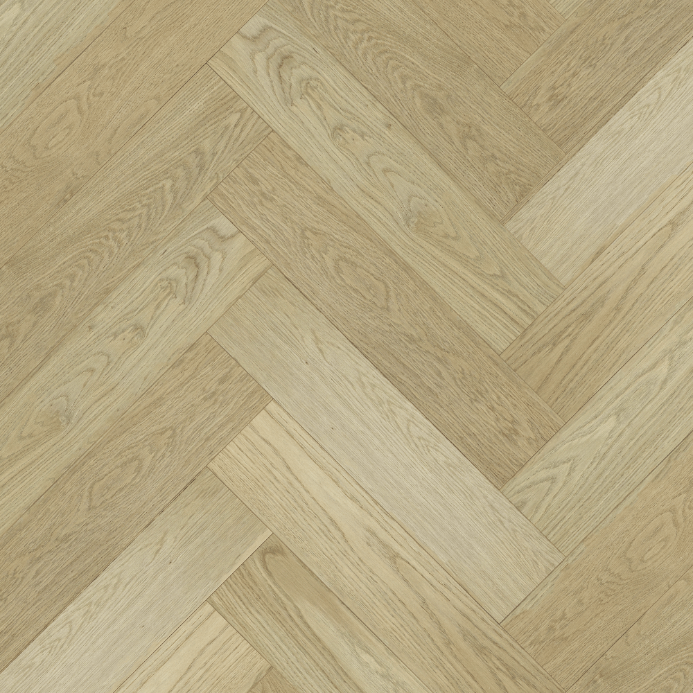 Паркет Елка Английская Royal Parket 490х125х13мм Дуб Натур Брайт лак