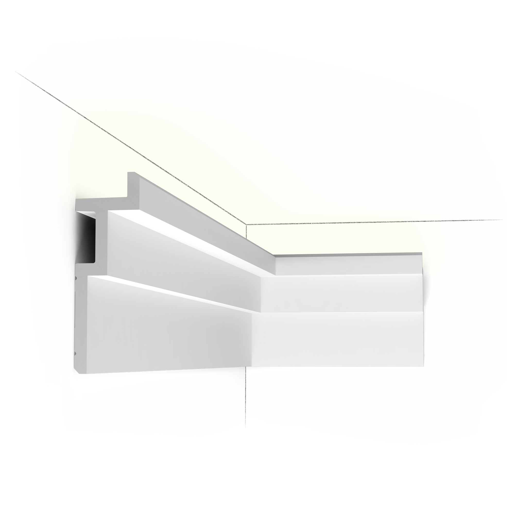 Профиль для верхней подсветки C396 Steps Профиль для верхней подсветки C396 Steps