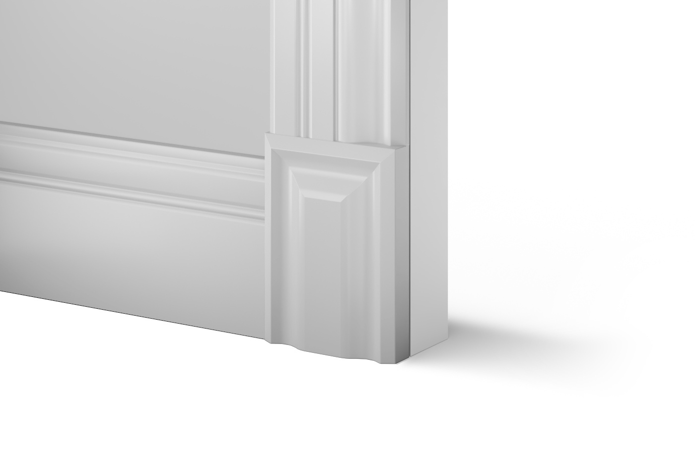 Банкетки AB03 100x135x24мм, белый грунт, МДФ