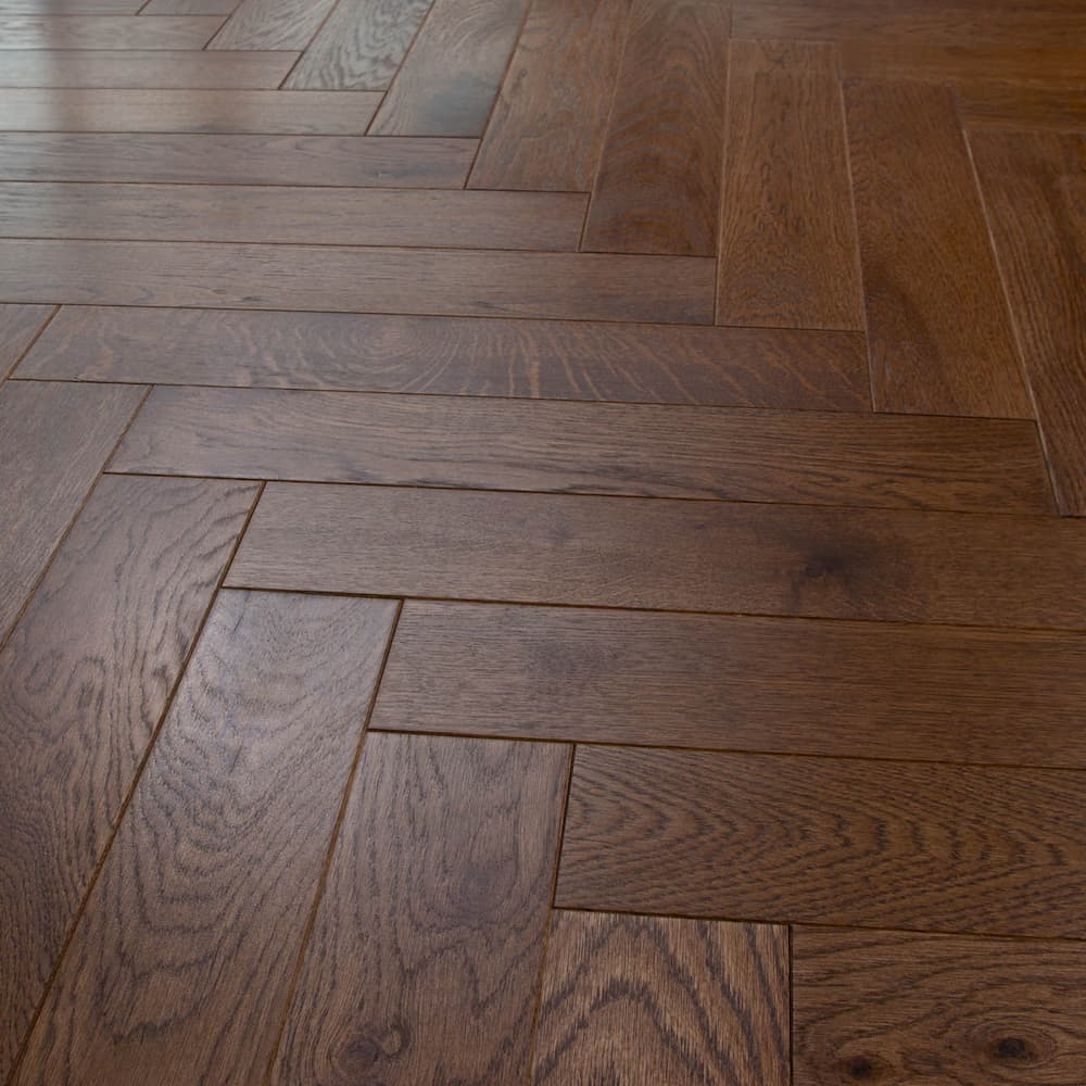 Паркет Елка Английская Lab Arte Angle Дуб Натур Табак лак 500х90х14/3