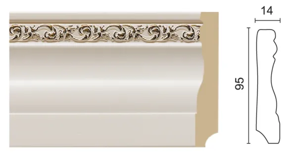 Плинтус 153-115G(S)