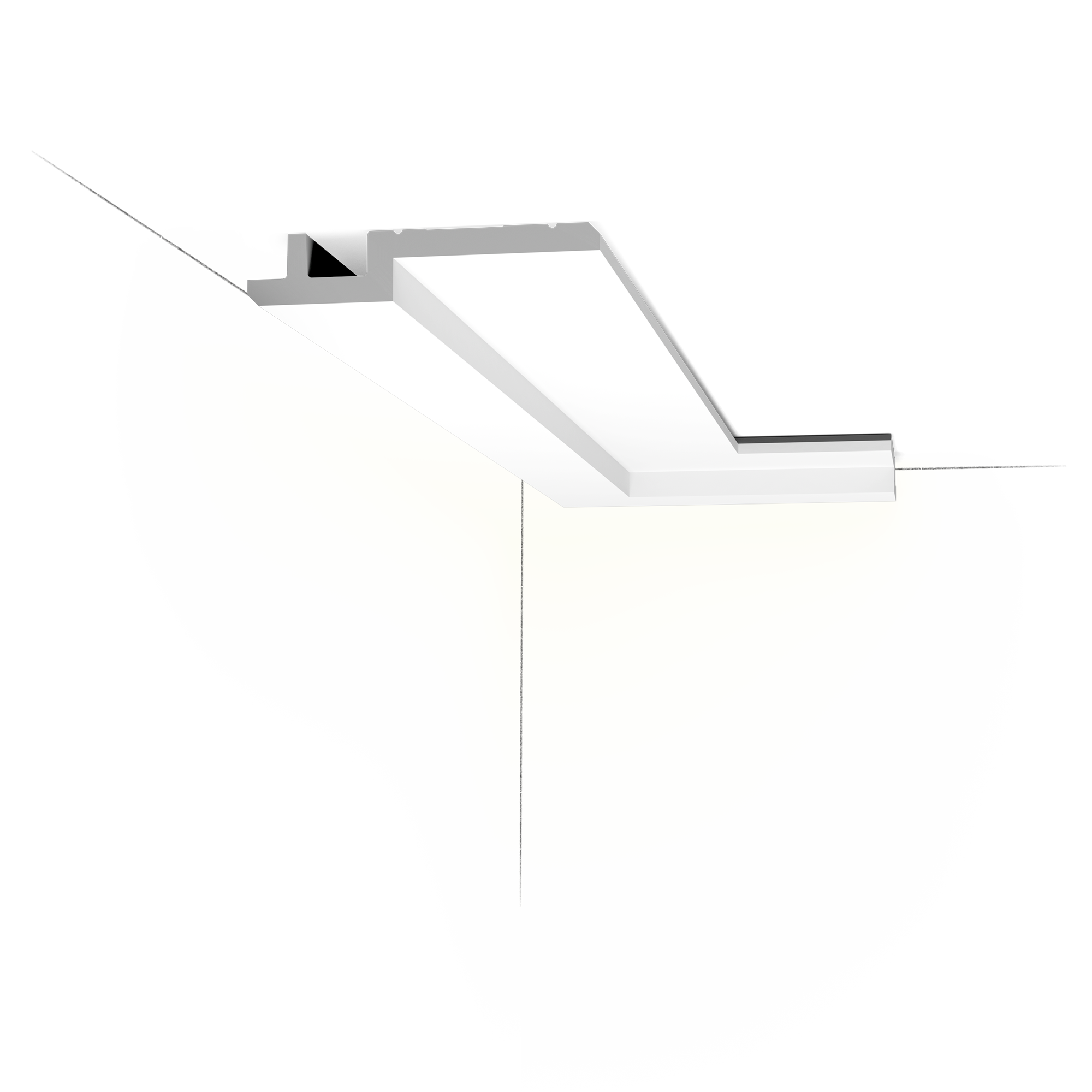 Профиль для нижней подсветки C395 STEPS