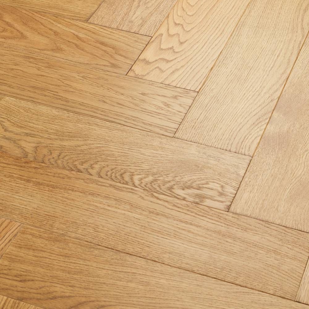 Паркет Елка Английская Royal Parket 490х110х13мм Дуб Натур лак