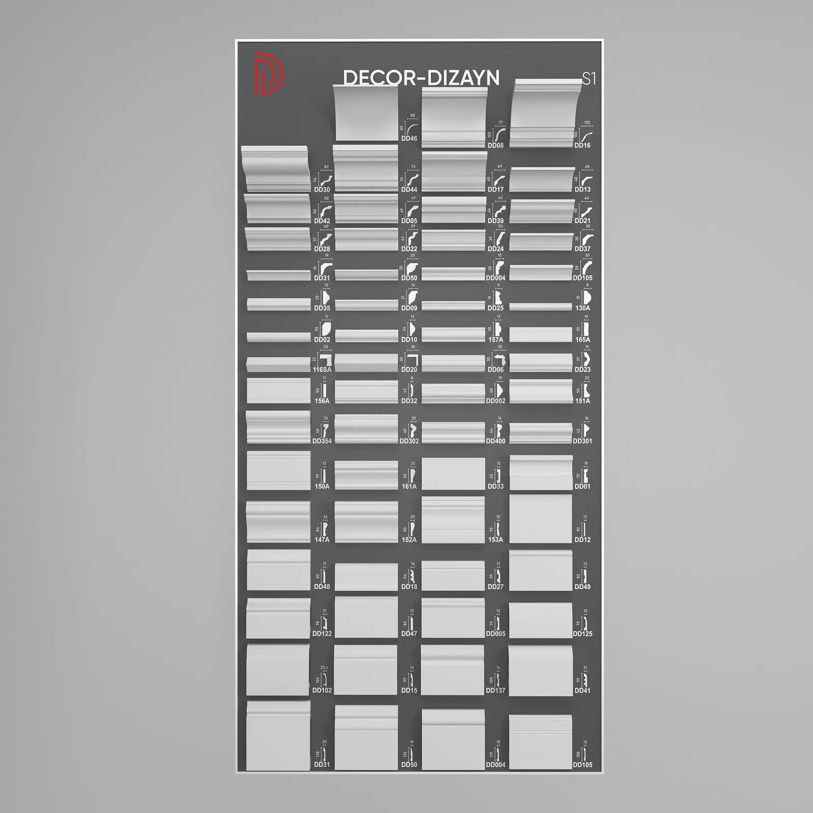 Стенд с образцами "S1" Стенд с образцами "S1"