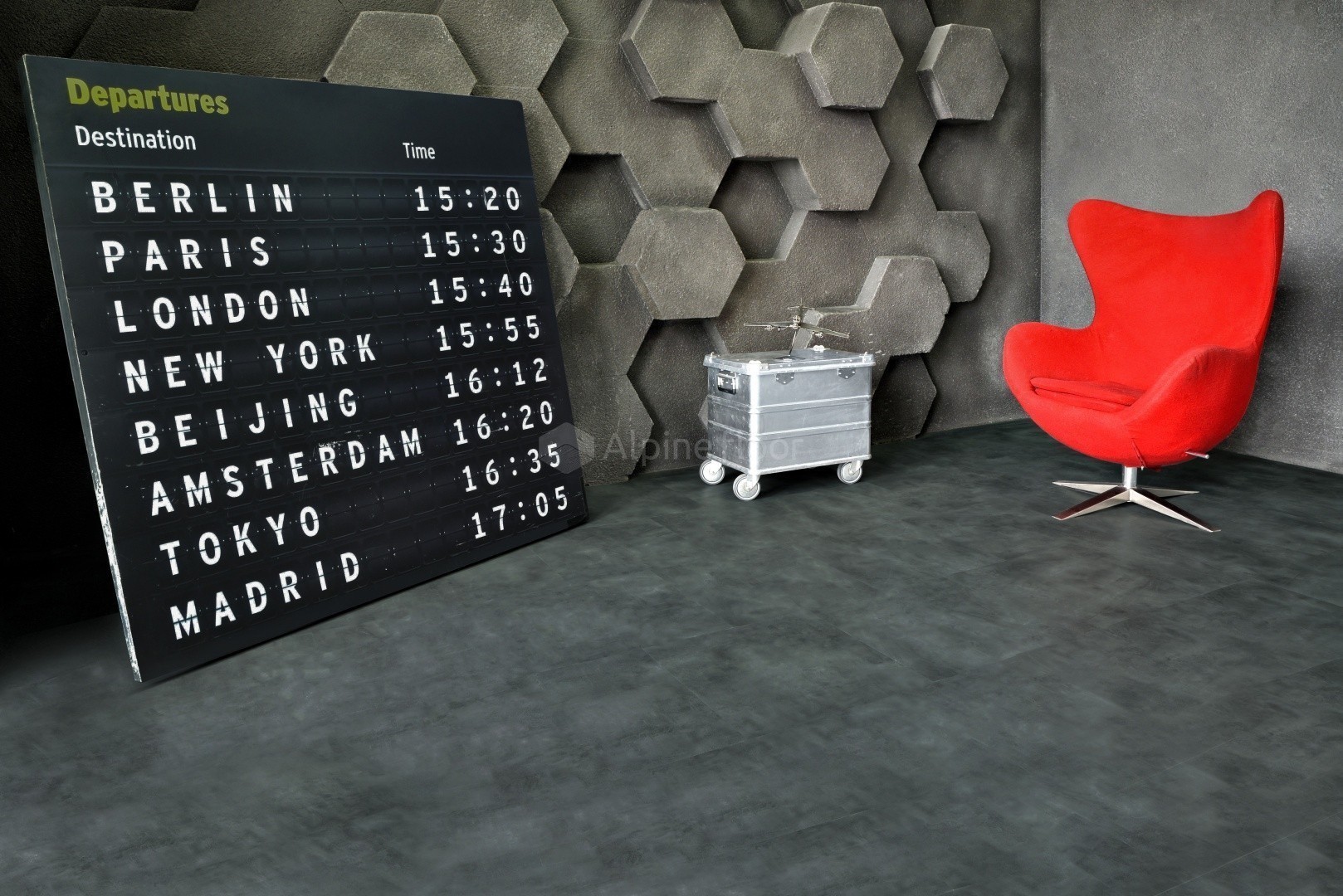 LVT плитка Вулканический песок ECO 8-5