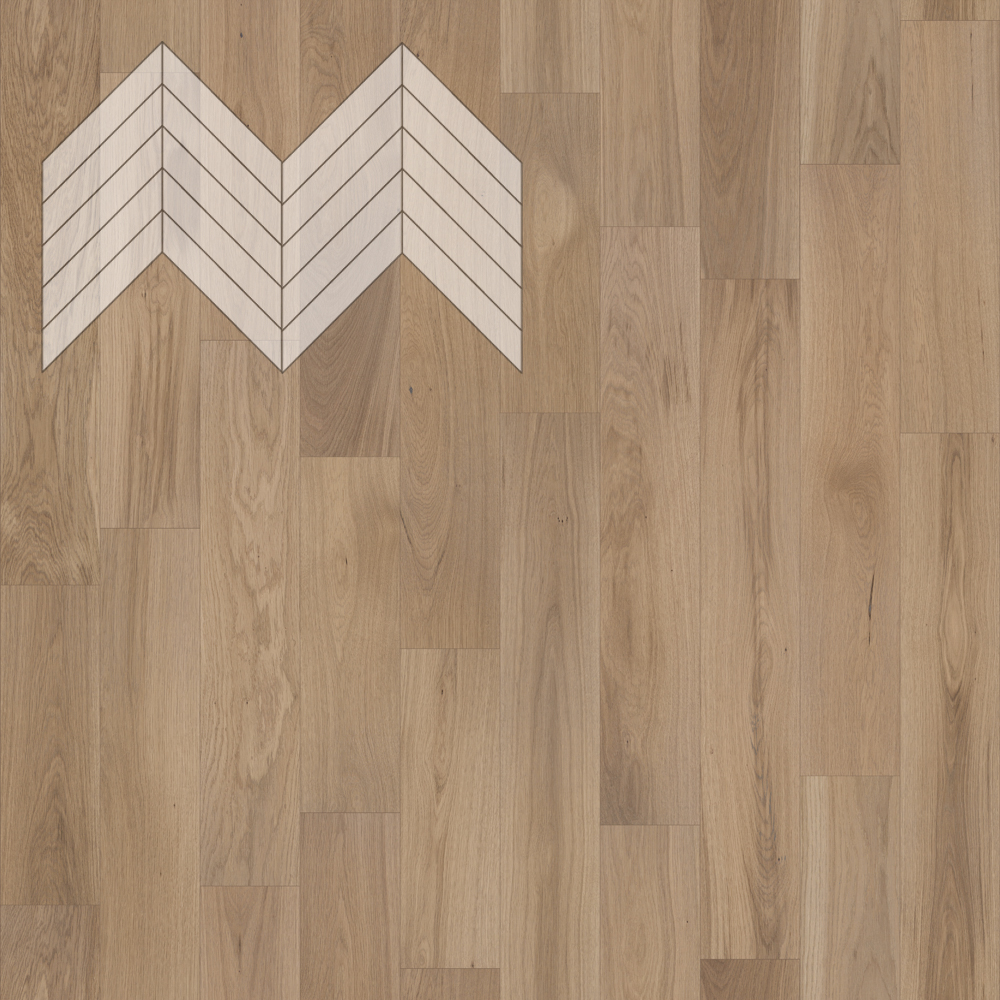 Паркет Елка Французская Lab Arte Chevron Дуб Рустик Лаунж лак 600/510х90х14/3/45°