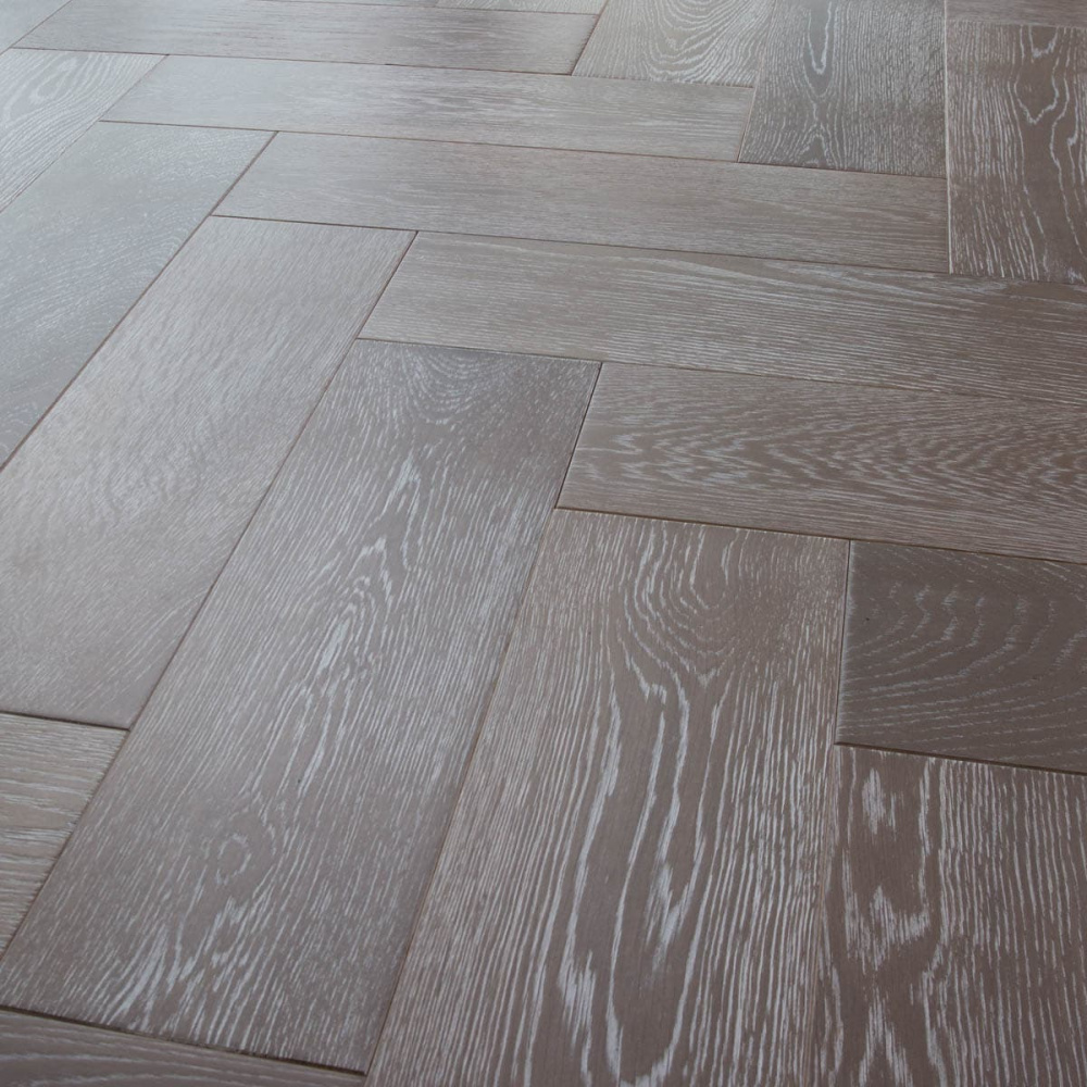 Паркет Елка Английская Lab Arte Angle Дуб Натур Состаренный выбеленный лак 500*90*15/3