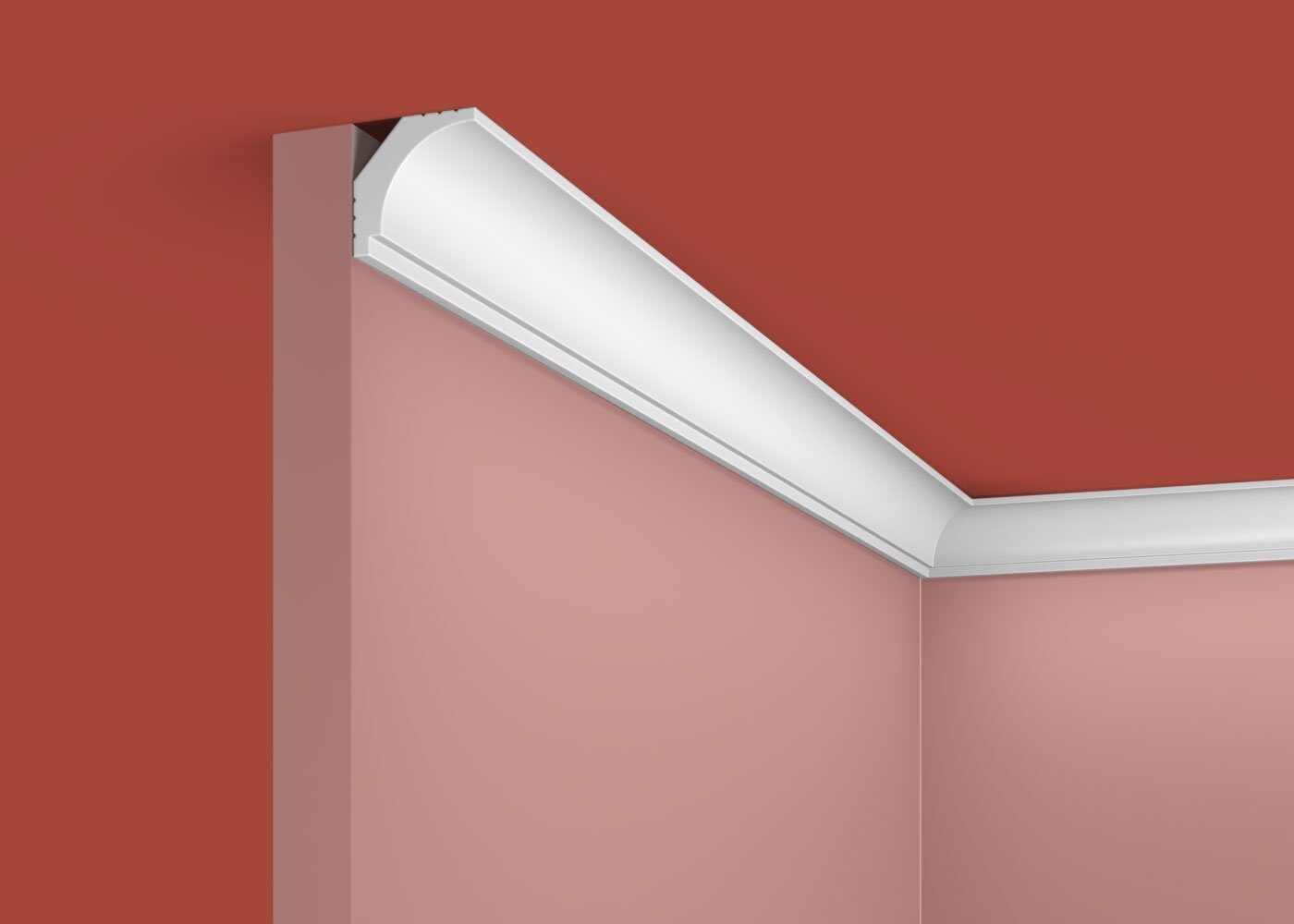 Карниз KX019, 30х30, 2000мм, Экополимер/35