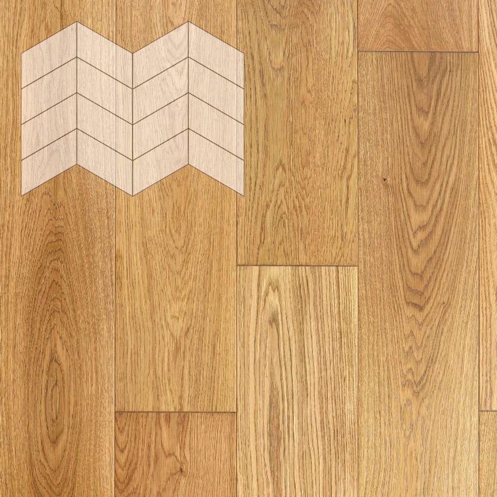 Паркет Елка Французская Lab Arte Chevron Дуб Селект лак 400/313х150х14/3/60°