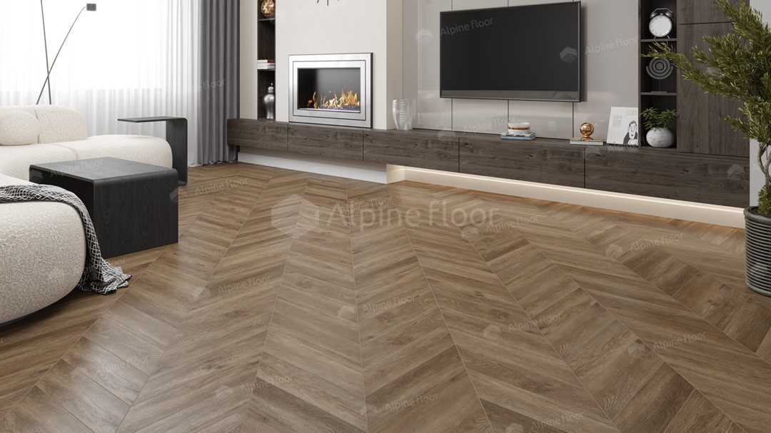 LVT плитка Макадамия Chevron