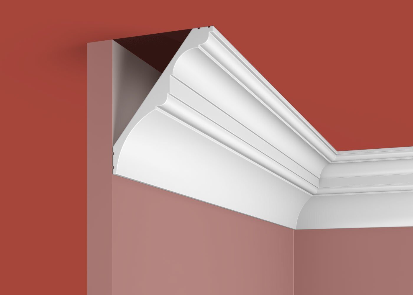 Карниз KX013, 95х75, 2000мм, Экополимер/18