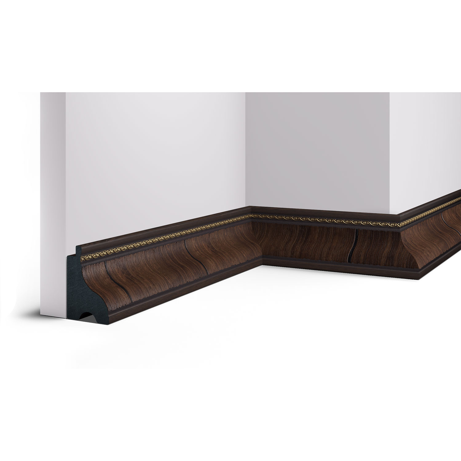 175-2 Плинтус 60,Красное дерево