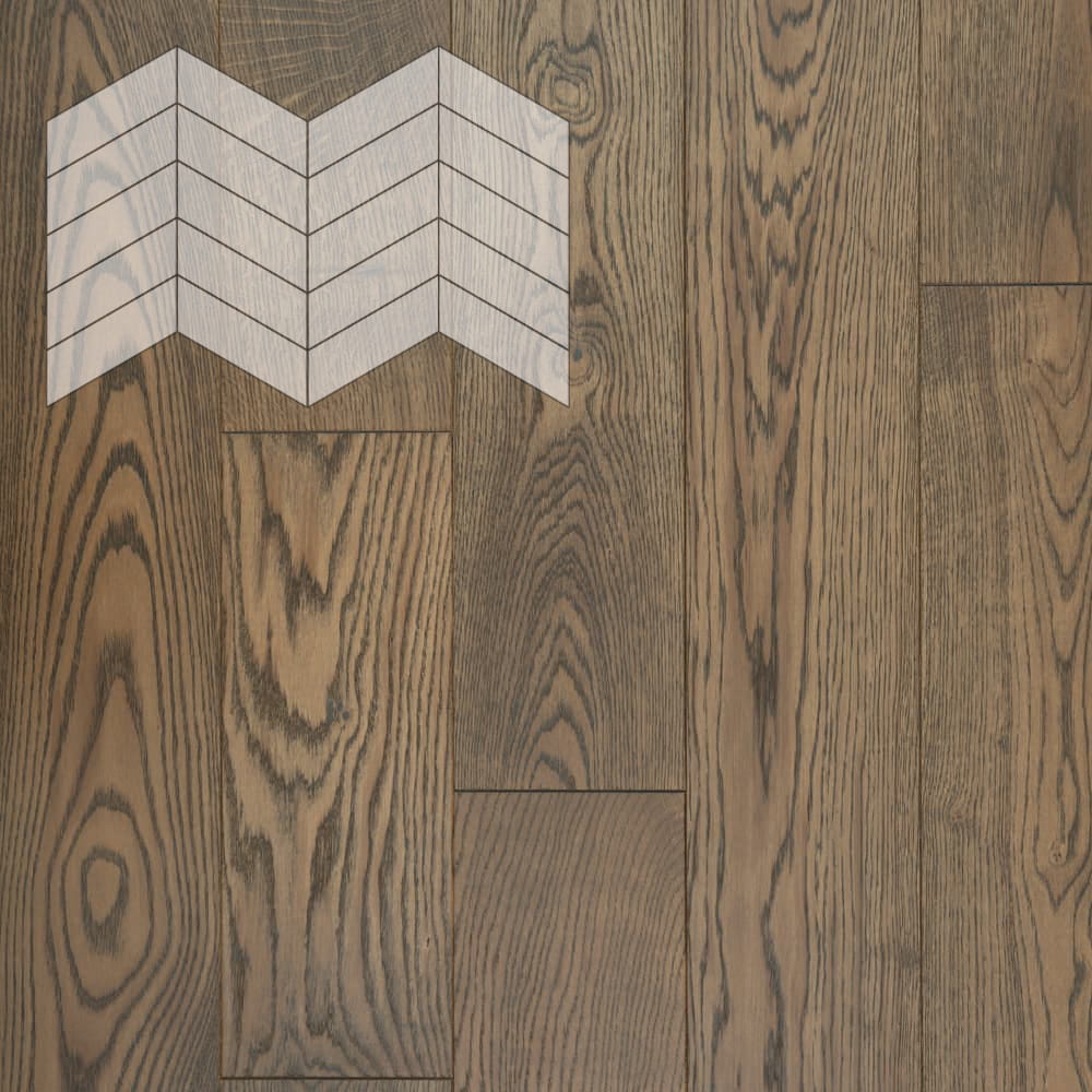 Паркет Елка Французская Lab Arte Chevron Дуб Рустик Ариста лак 400/337х110х14/3/60°