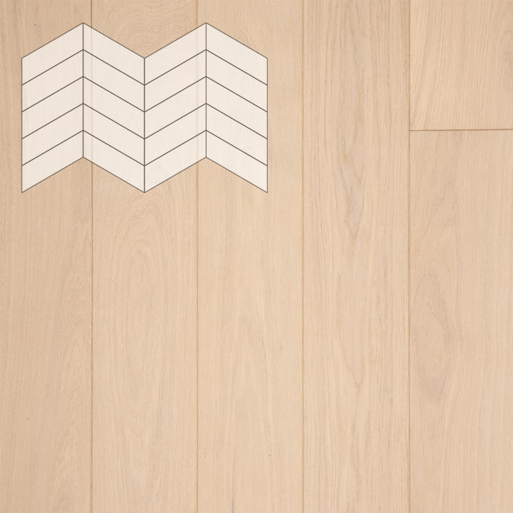 Паркет Елка Французская Lab Arte Chevron Дуб Рустик Лана лак 400/337х110х14/3/60°